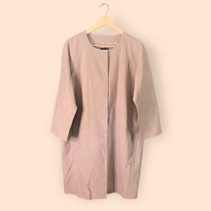 Eileen Fisher Beige Button Up Jacket